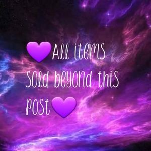 Sold items below 😉💜